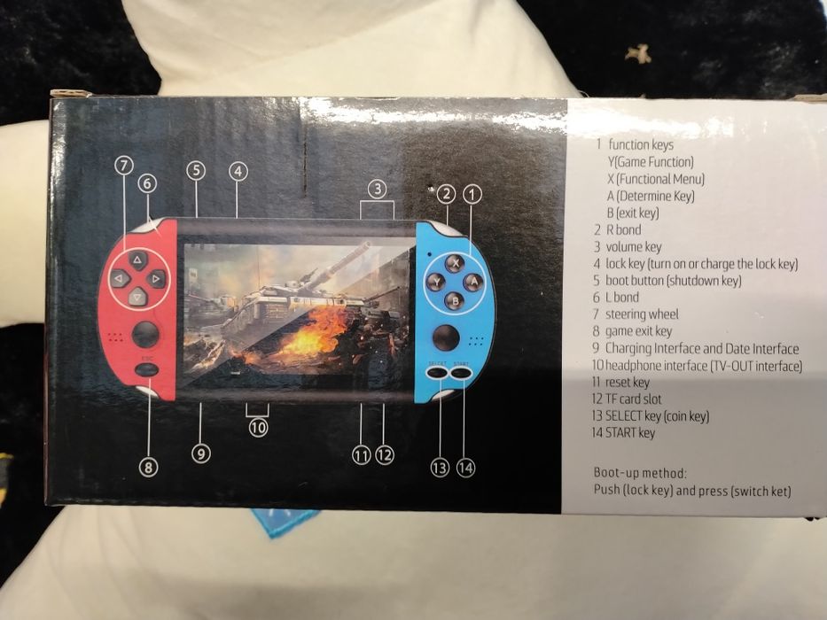 Consola Gameplayer SIKS, 8 GB, 1000 De Jocuri Instalate, 4.3 Inch, Cu