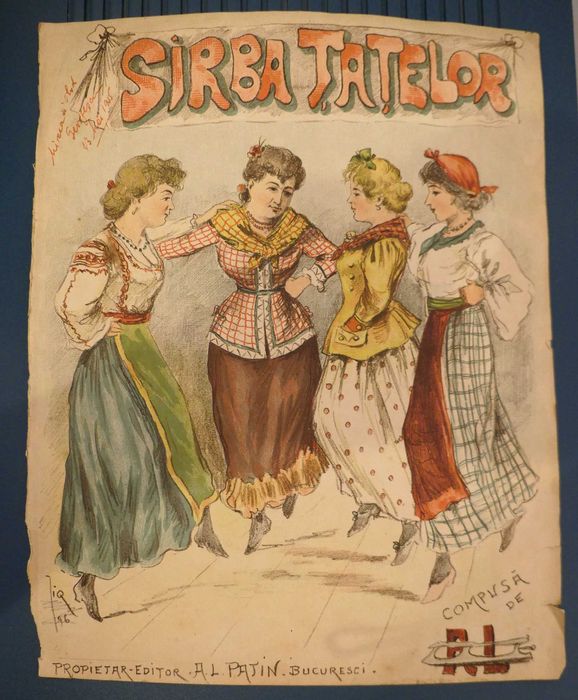 Partituri Muzica Veche Romaneasca Antebelica Litografii Bucuresci