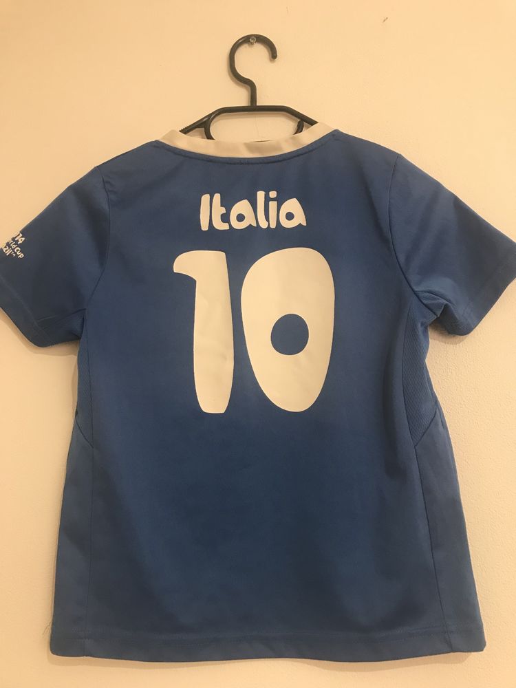 Tricou fotbal Italia copii