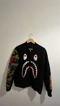 Bape shark bomber jacket