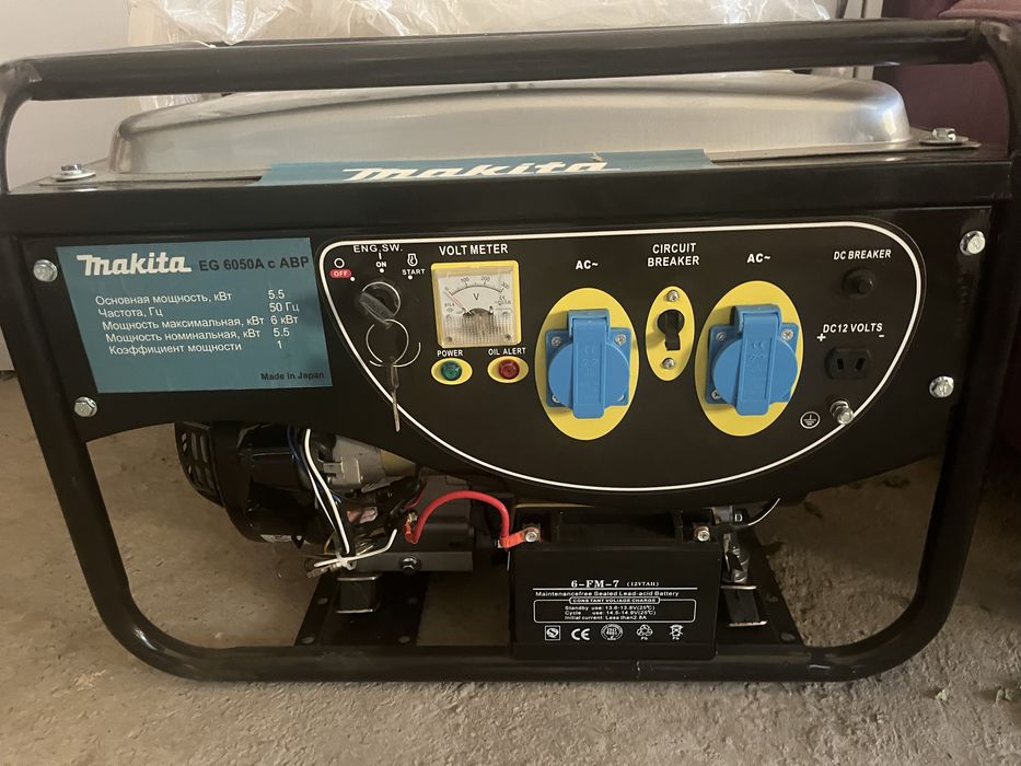 Генератор Makita EG6050A 6.0 кВт с АВР