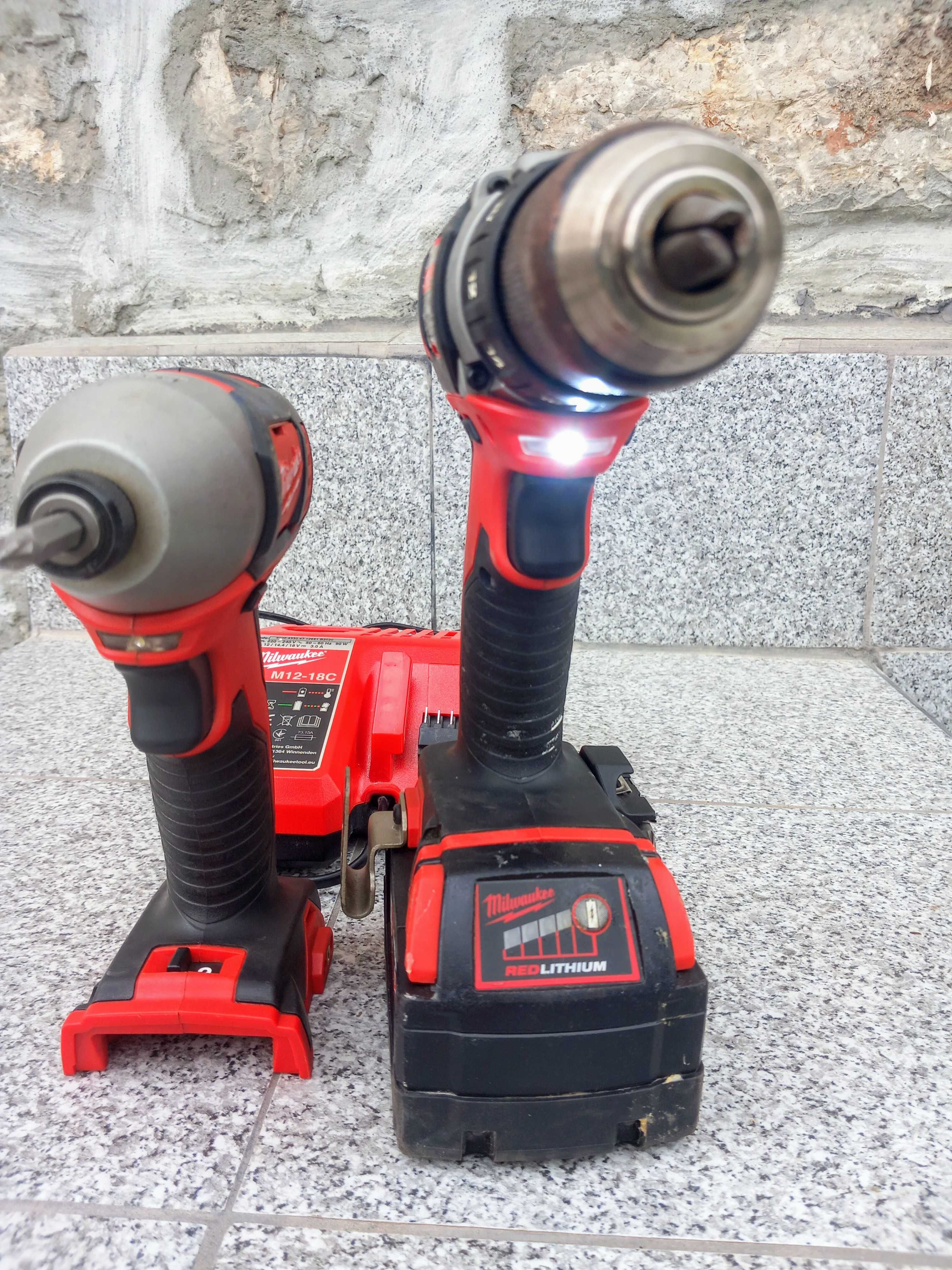 Milwaukee M18 BDD и M18 BID Винтоверт и Импакт