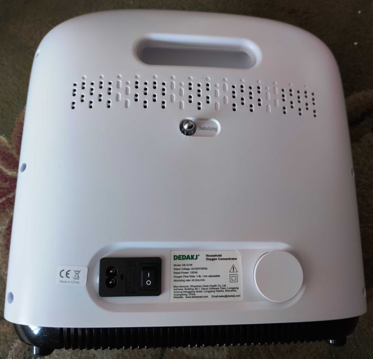 Concentrator de oxigen portabil 1-8L DEDAKJ DE-Q1 cu telecomanda NOU