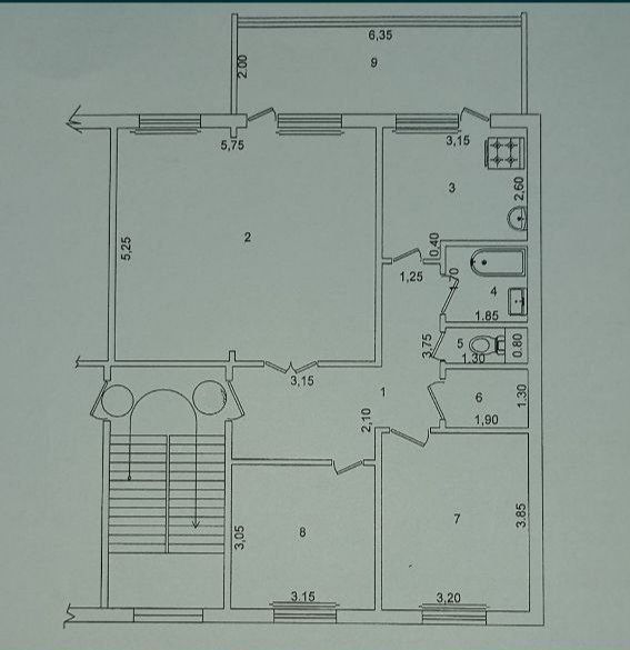 4/4/5. Спутник 16, Янгихает р-н (Сергели). Квартира 92 м². Метро 1 км.