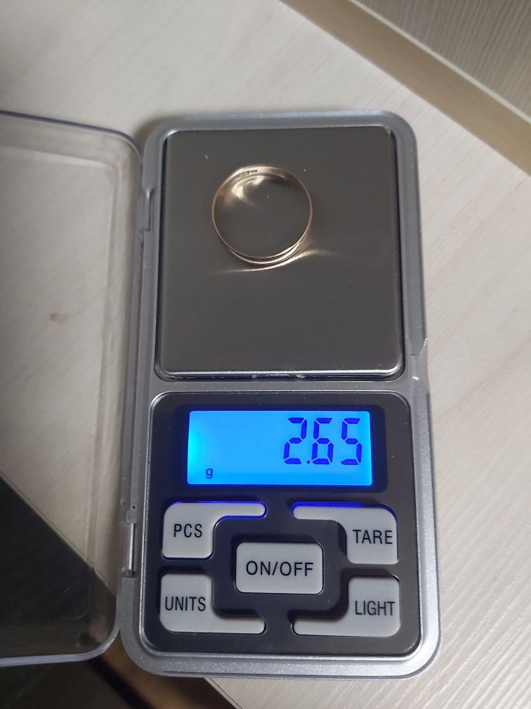 Кольцо золотое, 583, 19.5-20