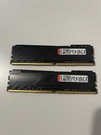 Memorie Kingston FURY Beast, 32GB DDR4, 3200MHz CL16, Dual Channel Kit