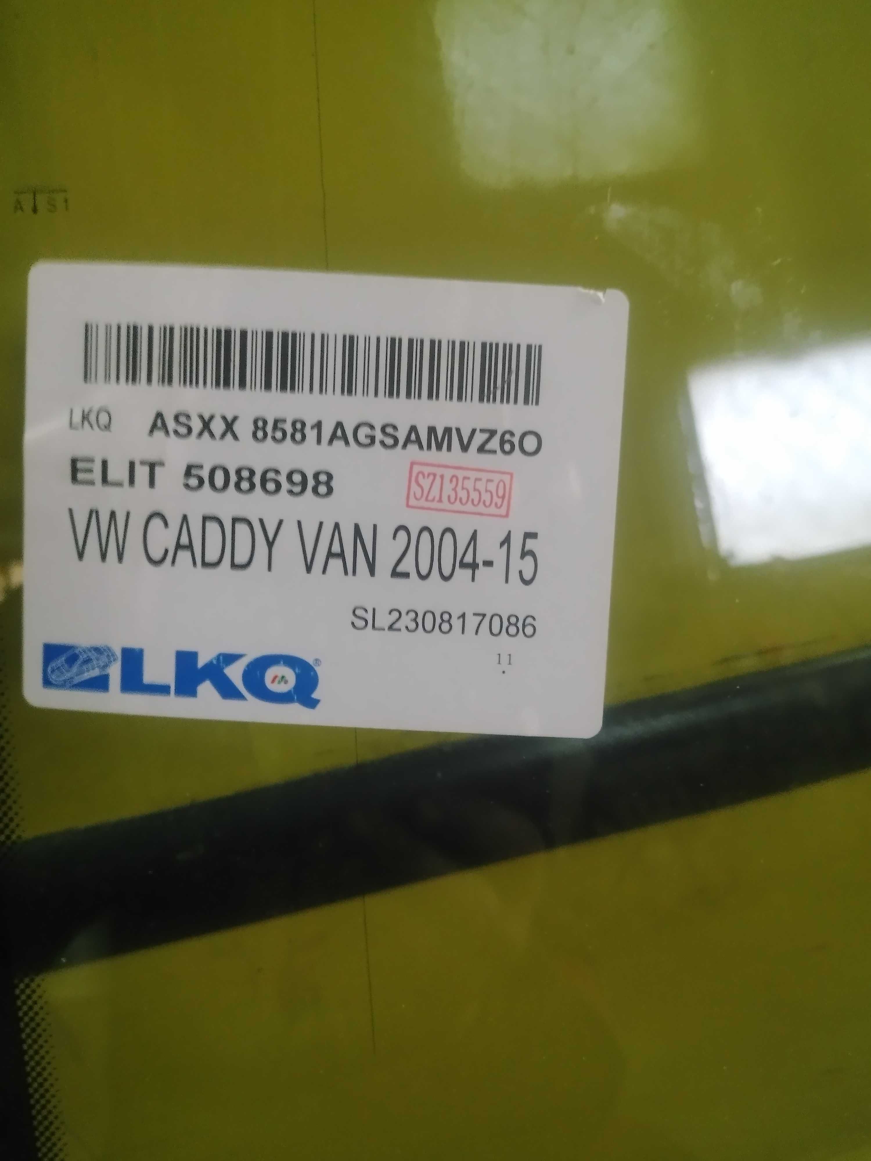 челно стъкло за vw caddy