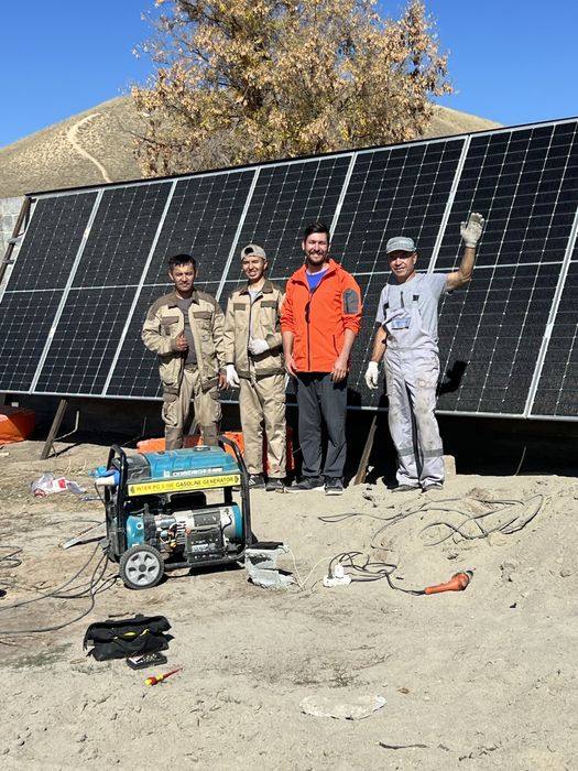 Установка солнечных батарей