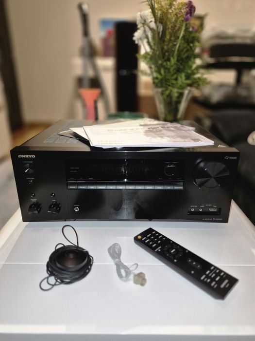 Onkyo TX-NR656 – 7.2 ресивър с Wi-Fi, 4K, Dolby Atmos - пълен комплект