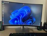 Monitor Curbat Dell 4k 32"