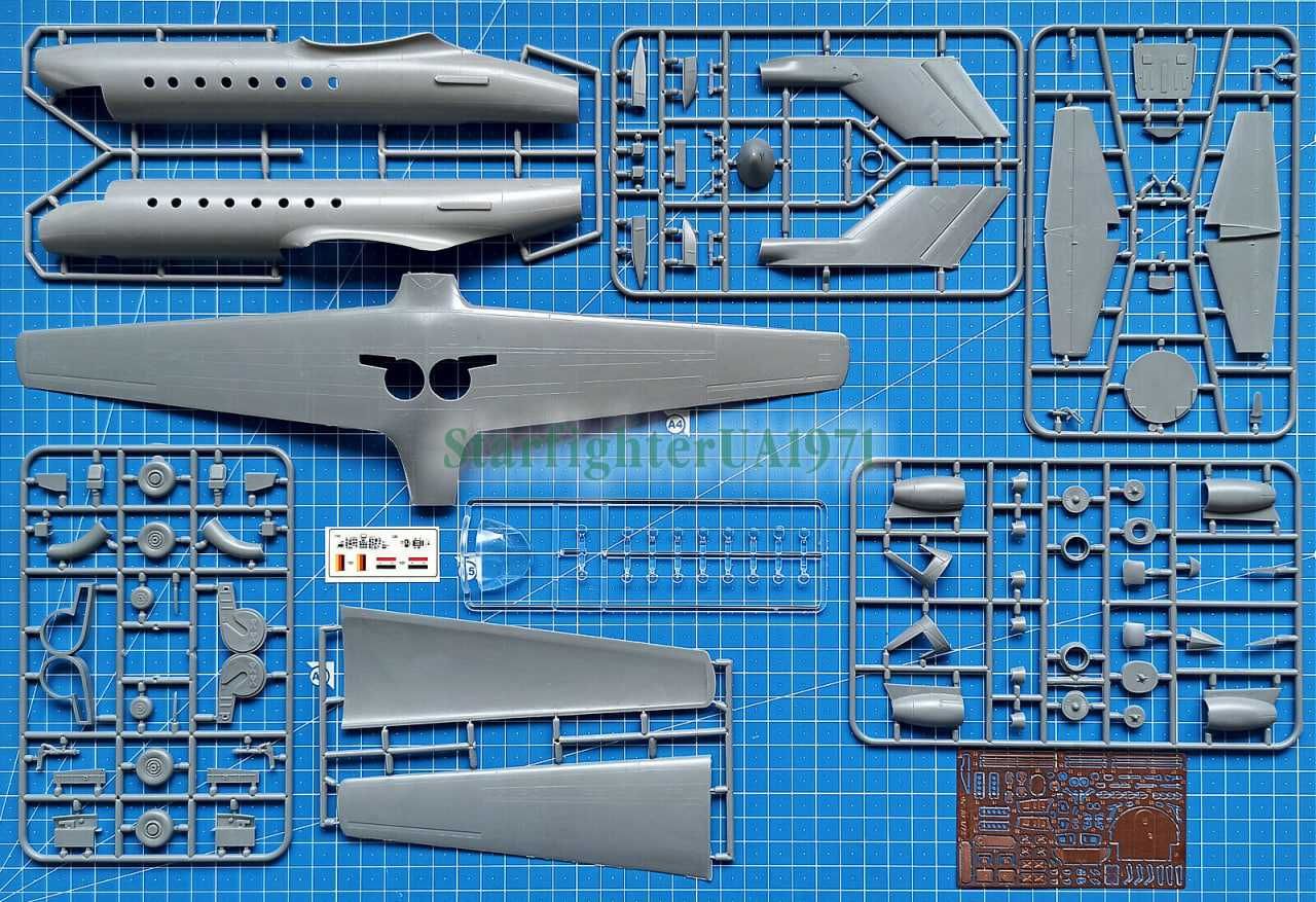 Сборная модель самолета Як-40 (Mars Models 1/72)