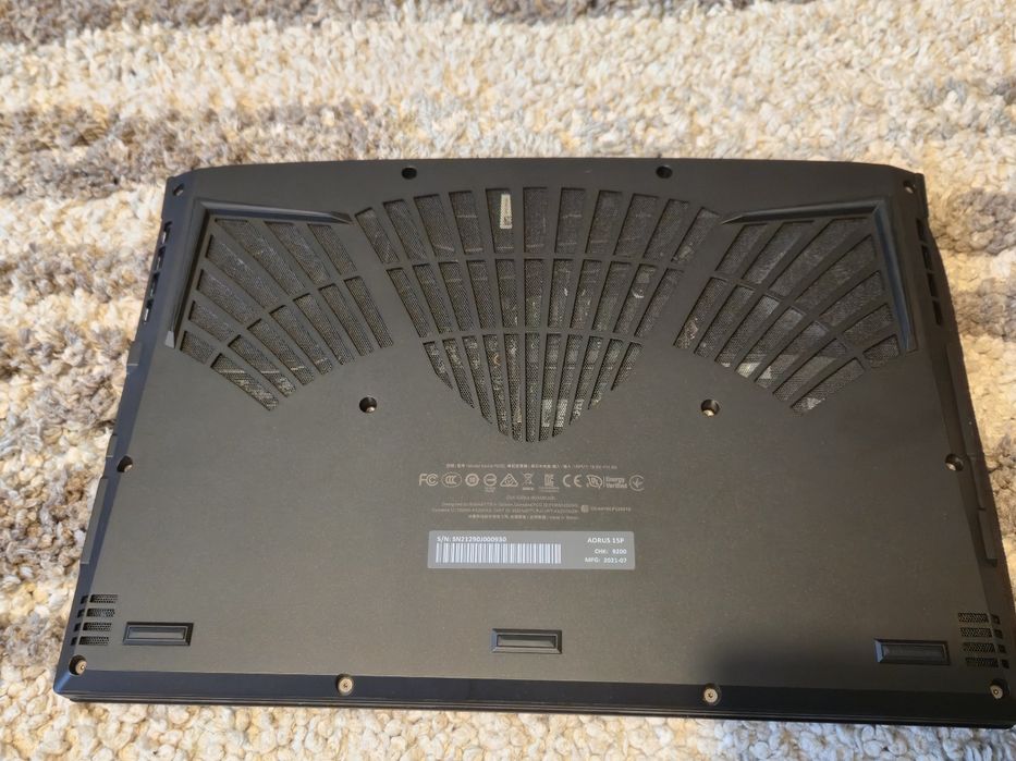 Laptop Gigabit Aorus i7 11800h/ rtx 3060