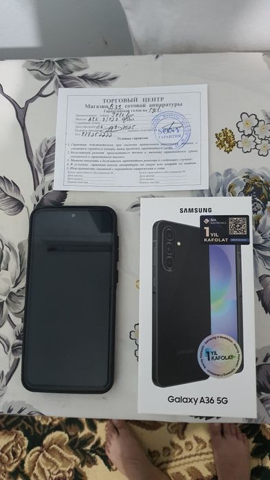 Samsung A32 8/128 5g black yangi ishlatilmagan