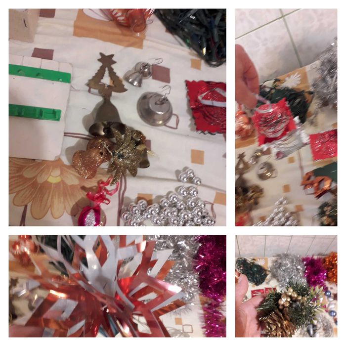 Set Ornamente de Crăciun Vintage