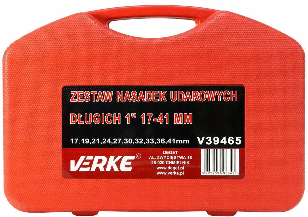 Trusa chei tubulare de forta impact mari 1" 1 tol 17-41mm (V39465)