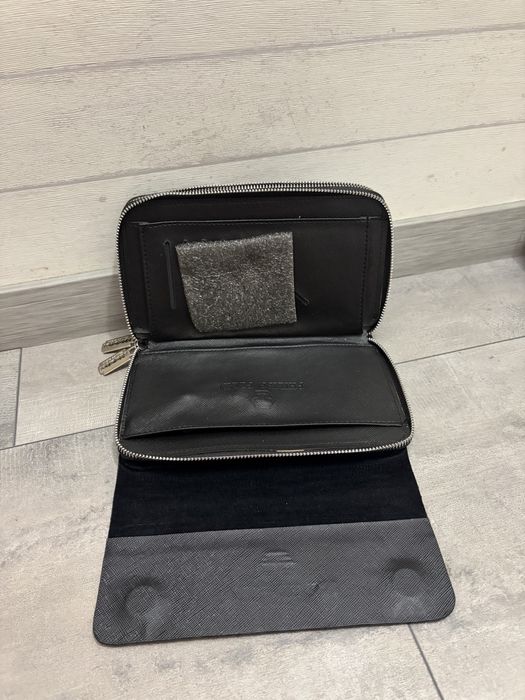 Черно портмоне с релеф (Phillip Plein стил)