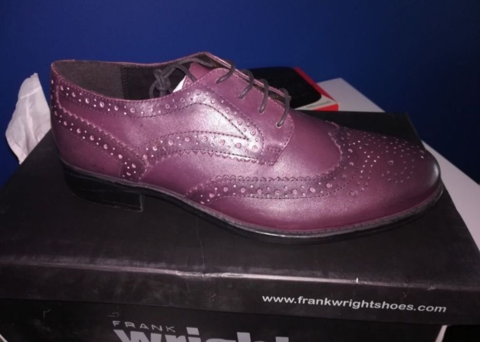 Pantofi Bordeaux din piele naturala