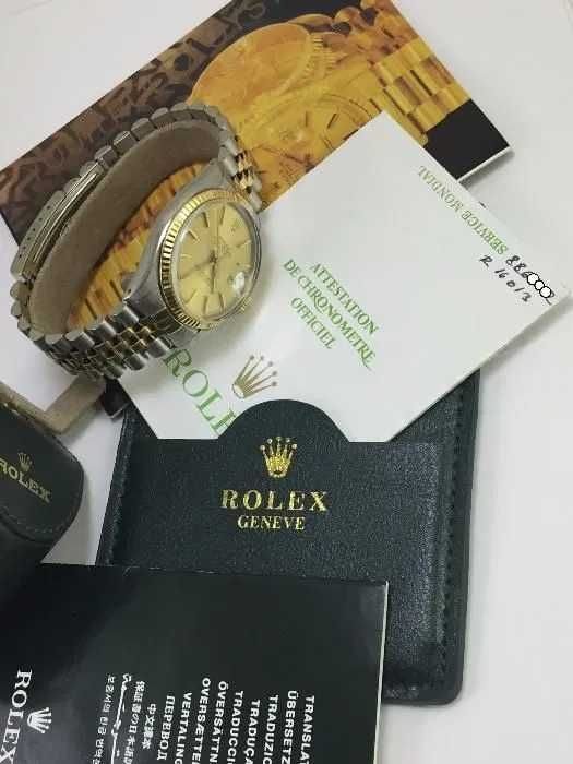 ORIGINAL! Ceas ROLEX datejust gold&steel 16013 CAL.3035