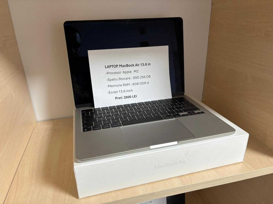 Laptop MacBook Air 13,6 inch M2 256 SSD 8GB * Garantie * devicexchange