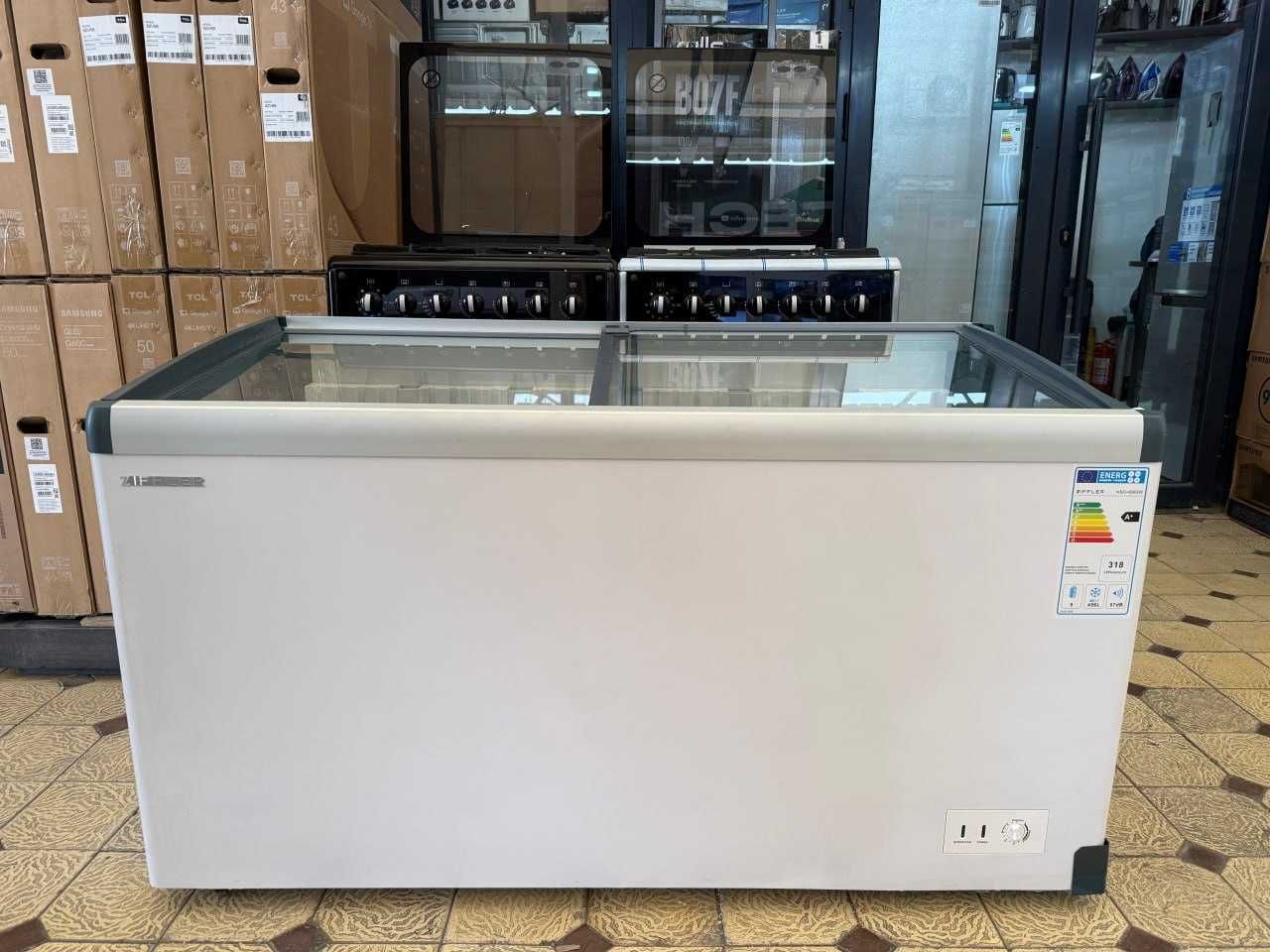 Морозильник ZIFFLER INVERTOR HSD-456GW Скидка !!!