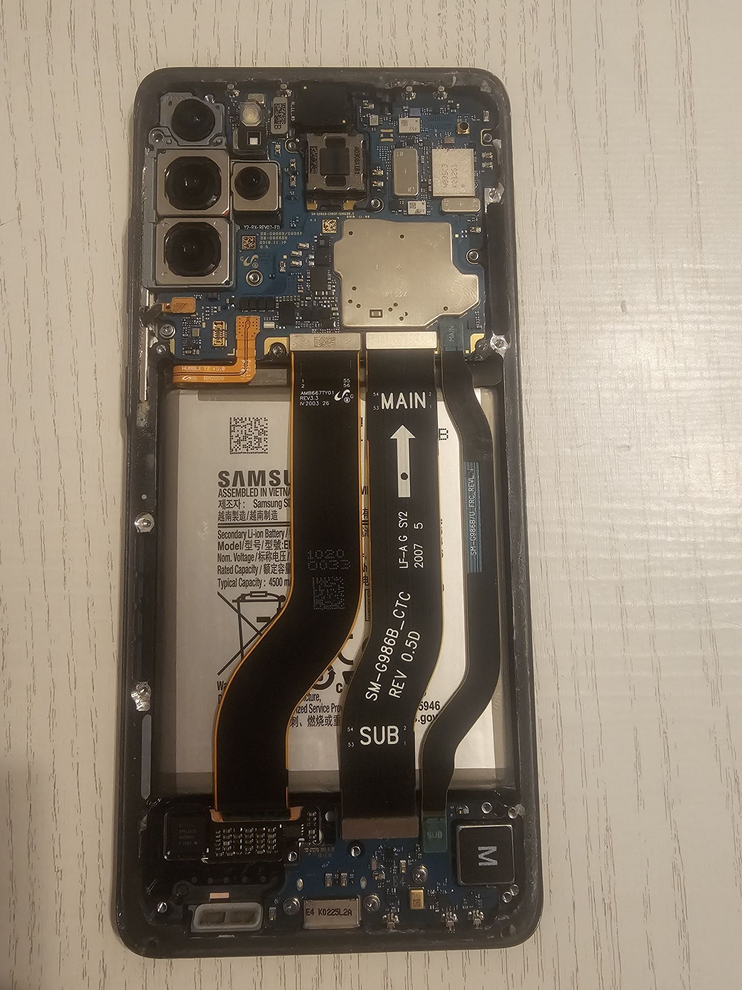 Piese Samsung Galaxy S20 plus black