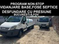 Vidanja Fose Vidanjare Desfundare Canalizare NonStop Bucuresti Ilfov
