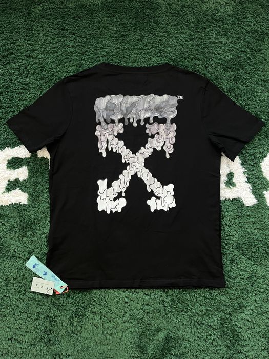 Tricou Off-White Negru XL - Melt Logo