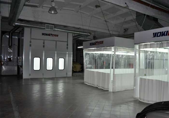 Покрасочная сушильная камера с электрообогревом