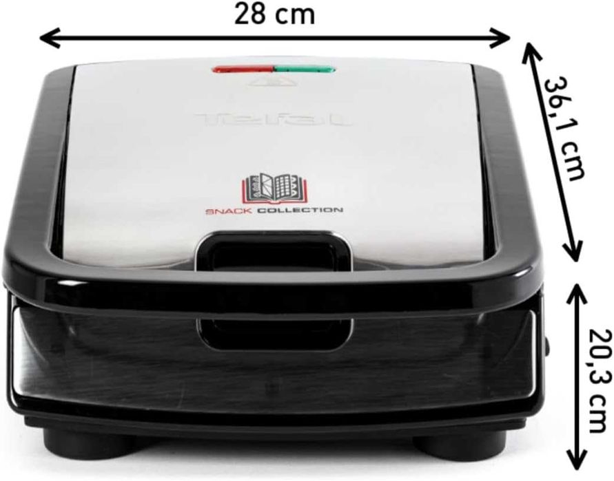 Сандвич преса и гофретник Tefal SW852D Snack Collection, 700W
