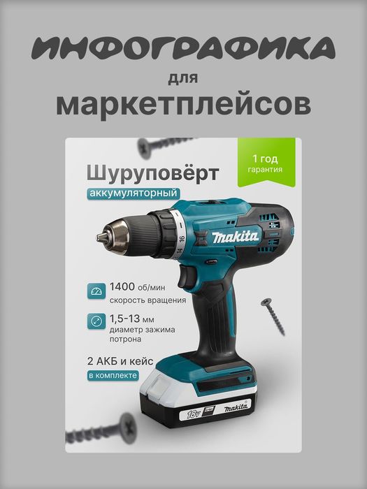 Инфографика для маркетплейсов