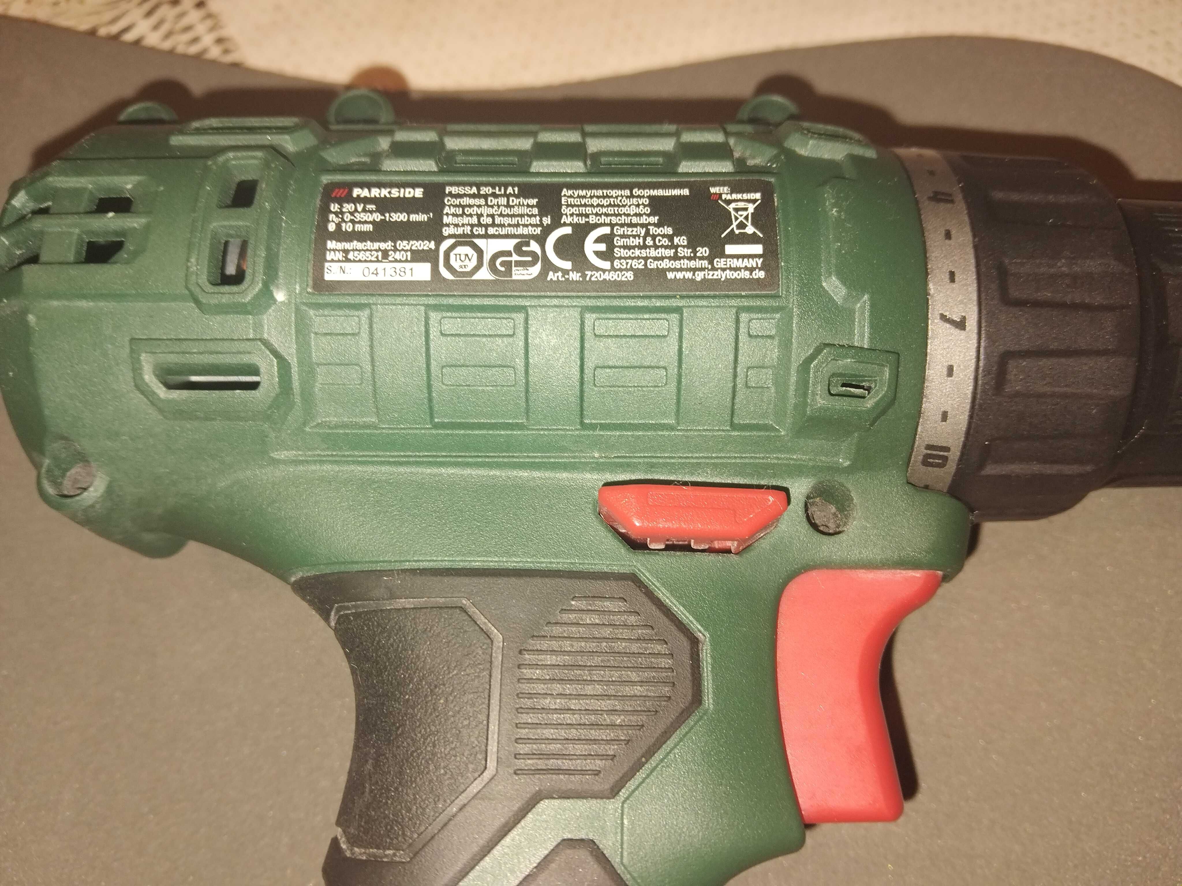 Винтоверт PARKSIDE PBSSA  20-Li A1