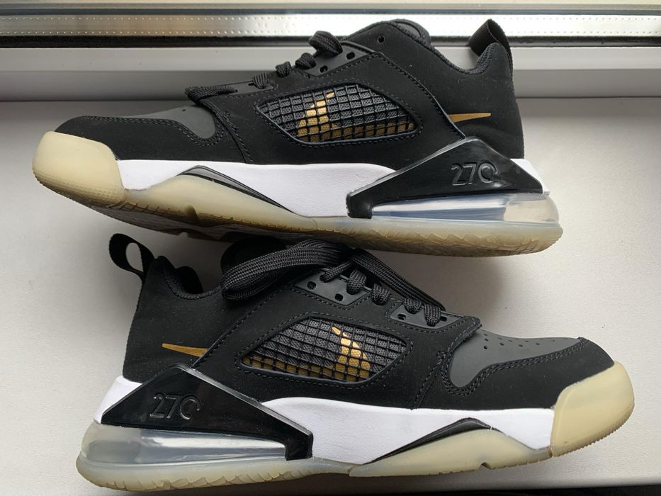 Adidasi Jordan Mars 270 Low Black Gold Sneakers Originali Marime 36