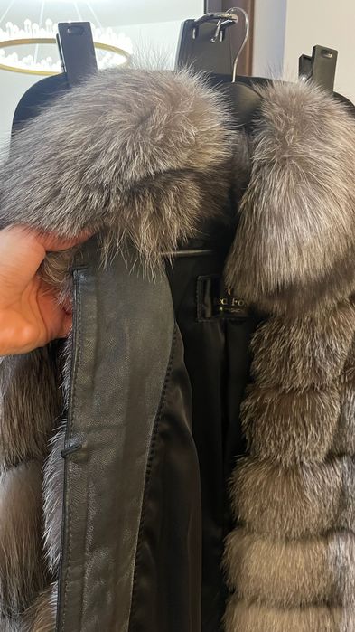 Haină de blană - Vulpe argintie