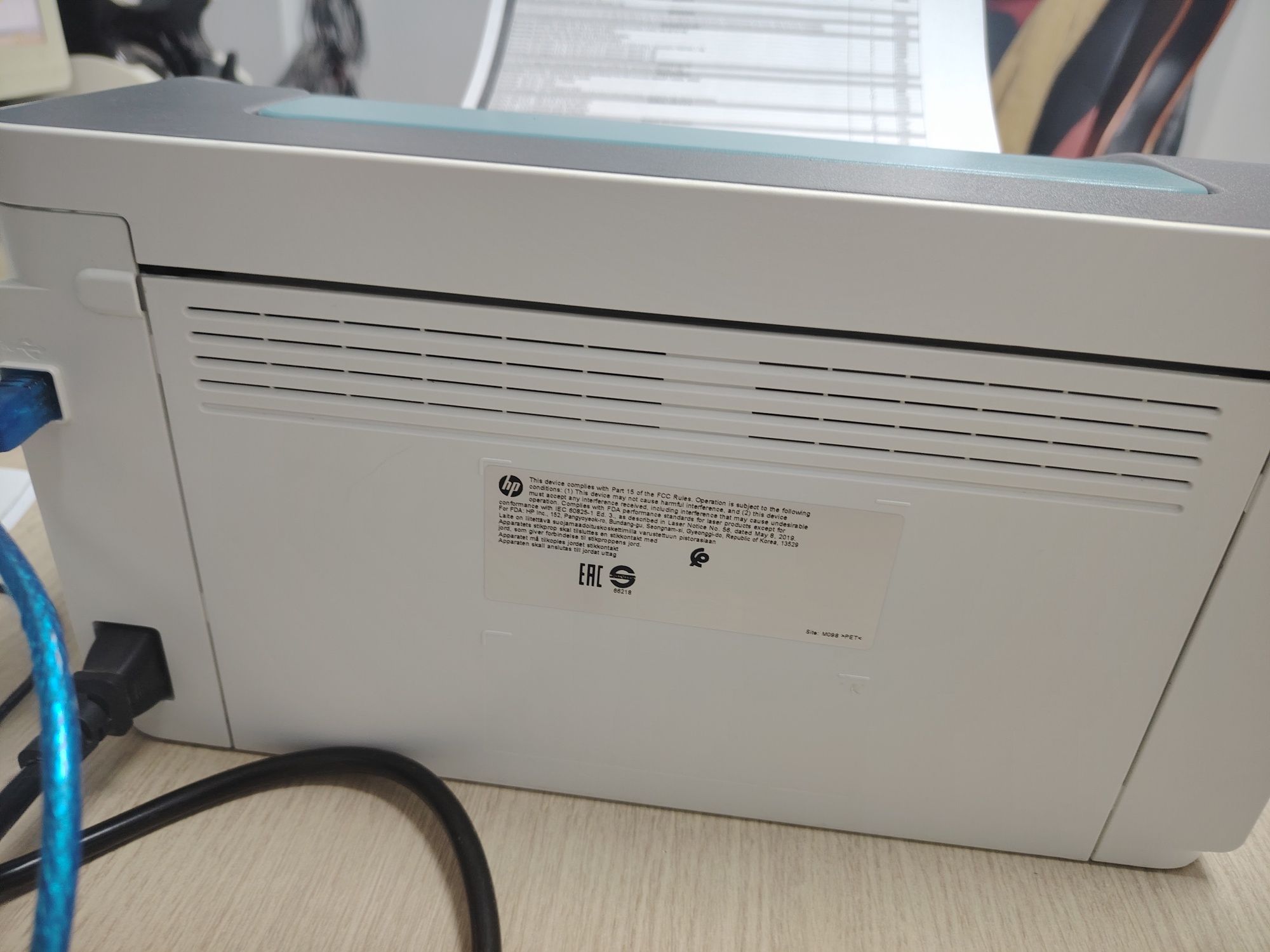 Принтер HP107 ч/б лазерный