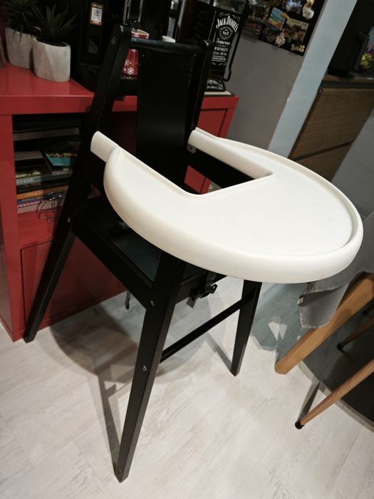 Детски стол за хранене BLAMES (IKEA) с табла и възглавичка
