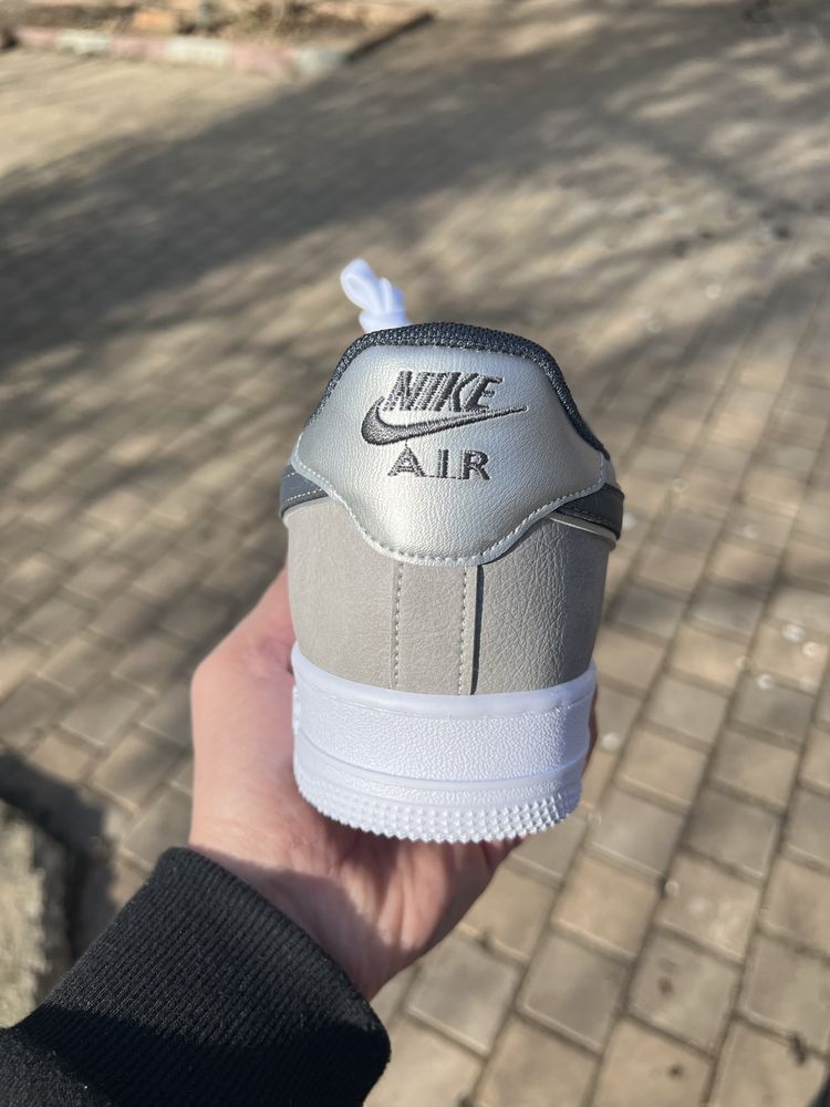 Nike Air Force 1 AF1 albi gri white grey (Livrare cu verificare)