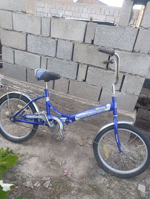 Велосипед Кама синего цвета