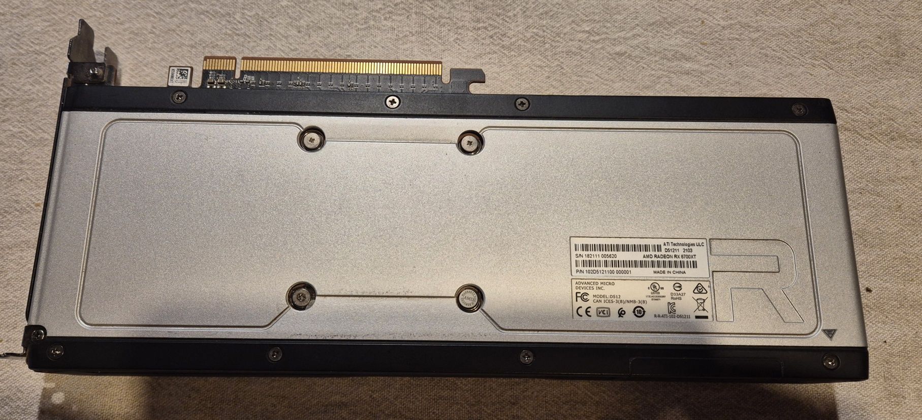 Видеокарта AMD RADEON RX6700XT 12GB