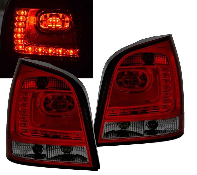 Стопове ЛЕД ПОЛО 9Н3 VW Polo 9N3 Led Диодни Тунинг Тъмен Мигач Диодни