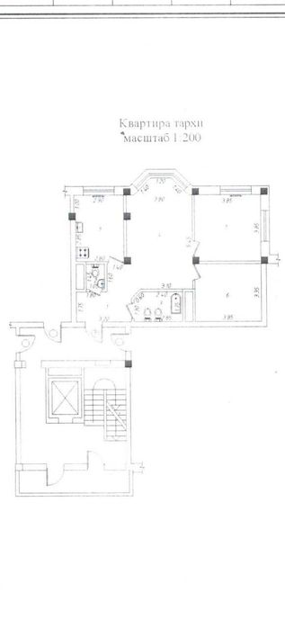 3-комнатная квартира в районе 8-го роддома площадь: 80 м²;