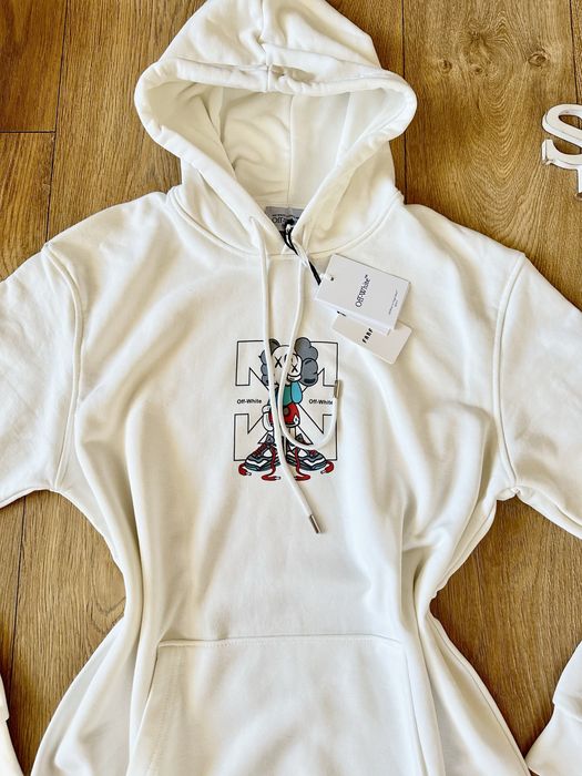 Off White!Разкошно суперсвежо  худи-рокля