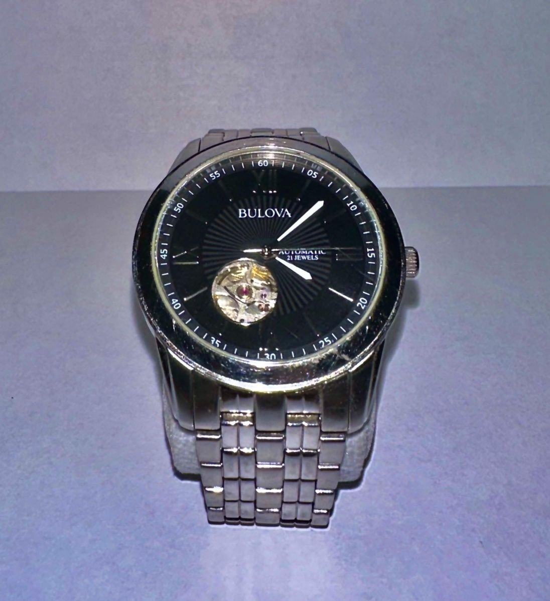 Ceas Bulova 96A158, open heart watch