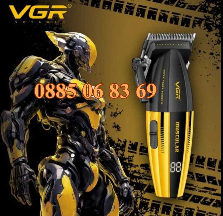 Безжична машинка за подстригване VGR 285, машинка за коса