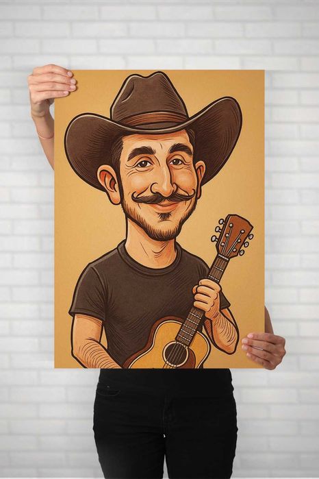 Карикатура по снимка - дигитална или принт/всякакъв стил