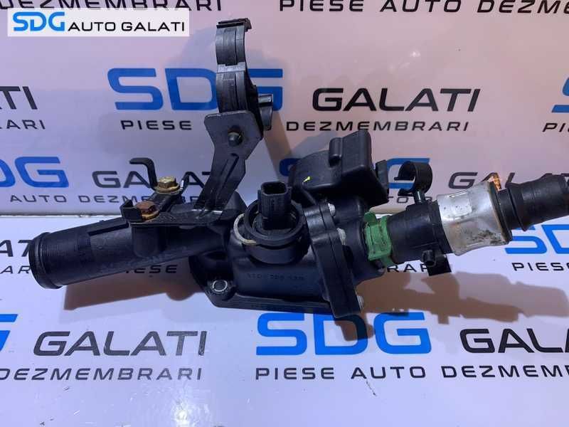 Corp Carcasa Termostat cu Senzor Temperatura Apa Renault Clio 3 1.5 DCI 2005 - 2016 Cod 110609813R [S0146]