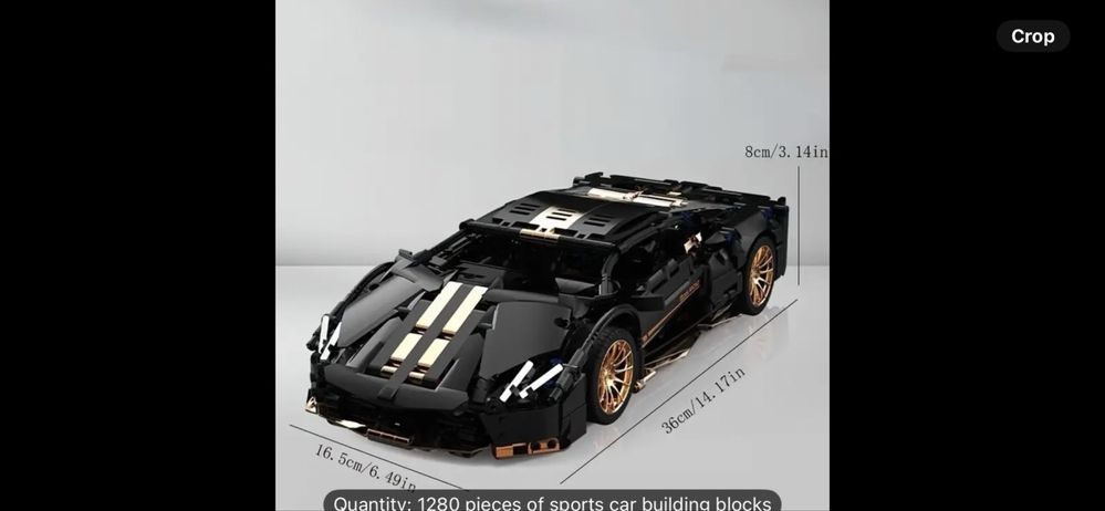 Kонструктор спортна кола тип LEGO Technic -