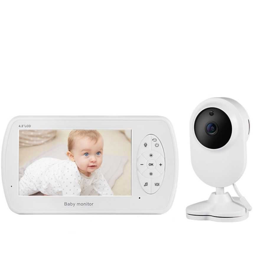 Baby monitor cu rotatie, vedere timp de noapte, senzori HD 1080P