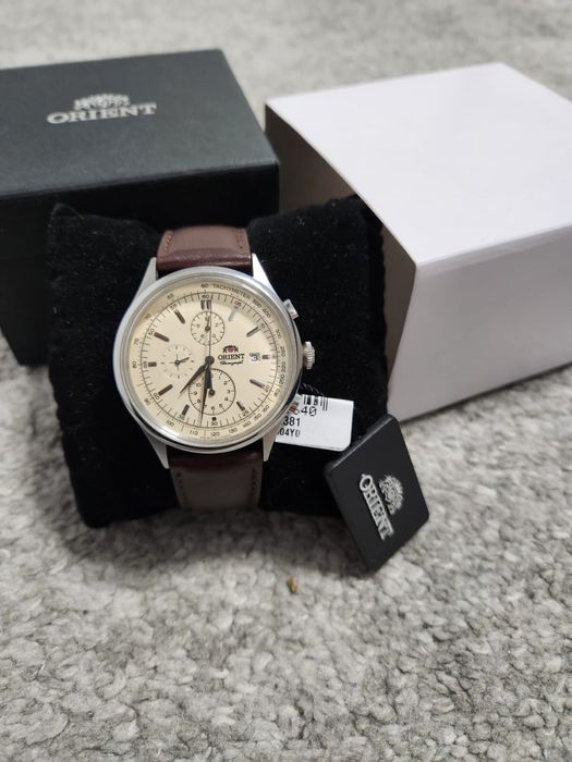 Ceas ORIENT barbatesc , nou, maro/bej