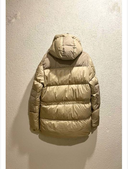 Geaca puf de gasca 100 % bej burberry premium