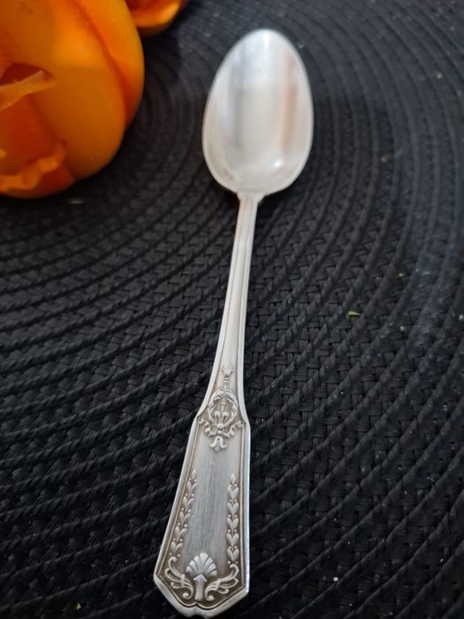 Lingurita argint 800 filigran incrustat 15 cm lungimr